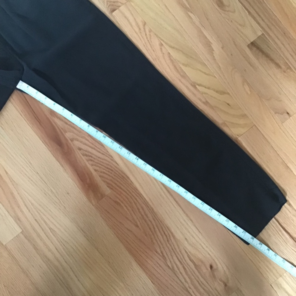 Etoile Isabel Marant Black Extended Tab Slouchy Pleated Ankle Length Pants - Picture 9 of 9